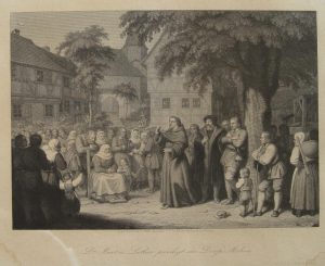 Luther predigt in Möhra